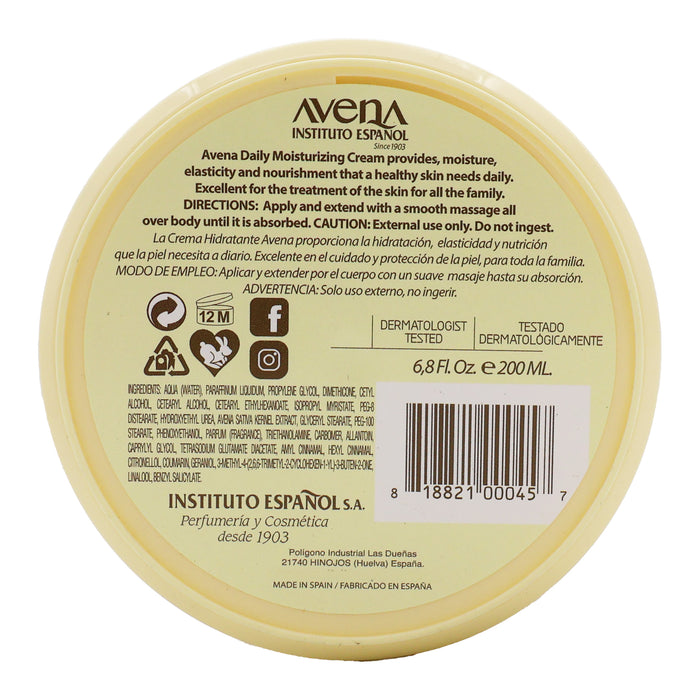Avena Daily Moisturizing Cream 6.8 Oz.