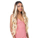 100 Percent Human Hair Blend 360 Circular Frontal Lace Wig,FF Golden Light Caramel