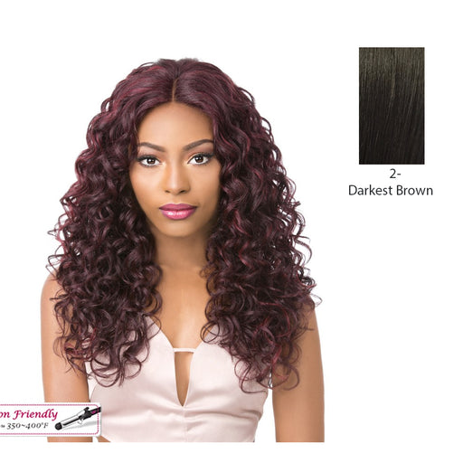 Human Hair 360 All Round Deep Lace Wig,Darkest Brown