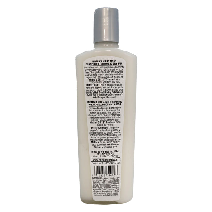Mirta De Perales Milk Shampoo For Dry Hair, 16 Oz.