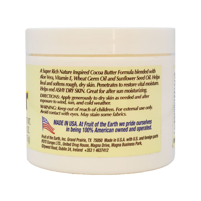 Fruit Of The Earth Cocoa Butter Skin Care Cream 4 Oz.
