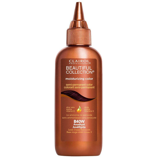 Clairol Professional Beautiful Collection Moisturizing Color, B40W Amethyst, 3 Oz.