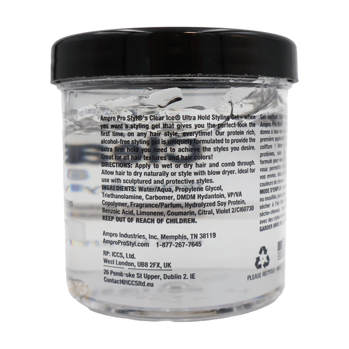 Ampro Pro Styl Clear Ice Protein Gel, 6 Oz