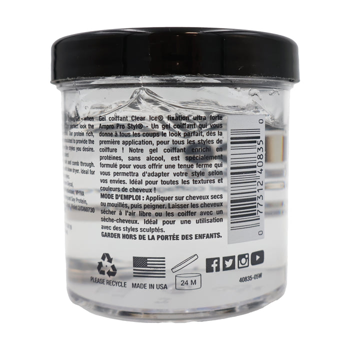 Ampro Pro Styl Clear Ice Protein Gel, 6 Oz