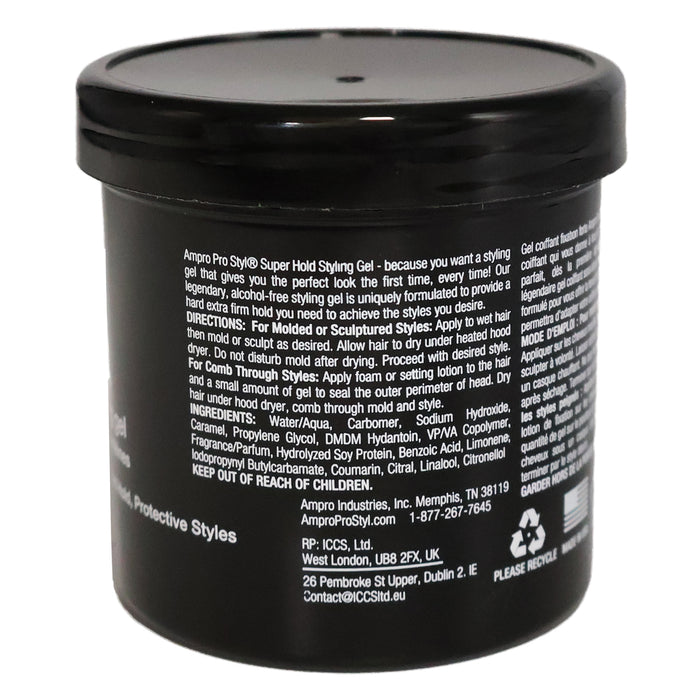 Ampro Indu Ampro Pro Styl Protein Gel Super Hold, 6 Oz