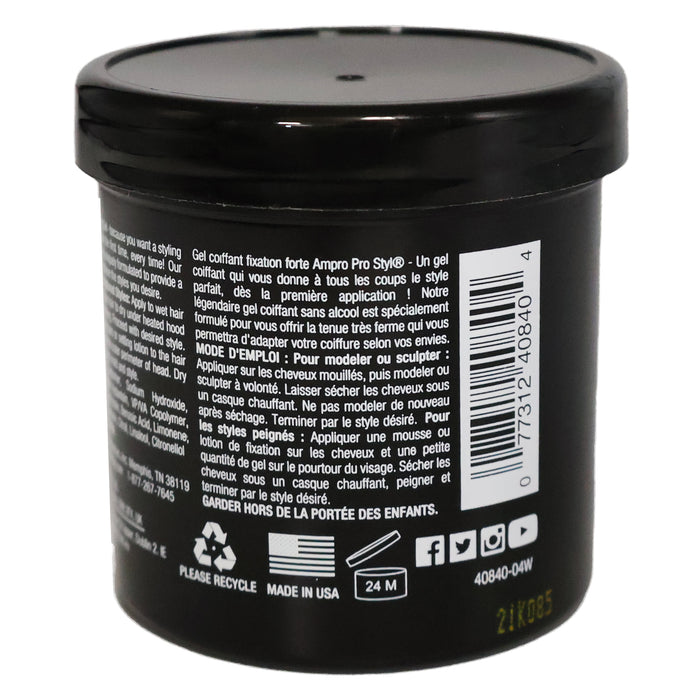 Ampro Indu Ampro Pro Styl Protein Gel Super Hold, 6 Oz