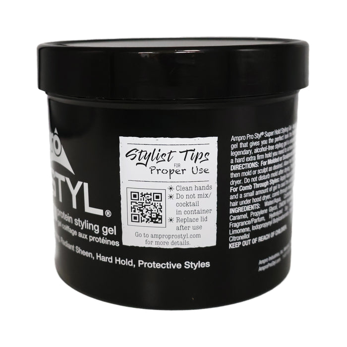Ampro Pro Styl Protein Styling Gel Super Hold, 32 Oz.