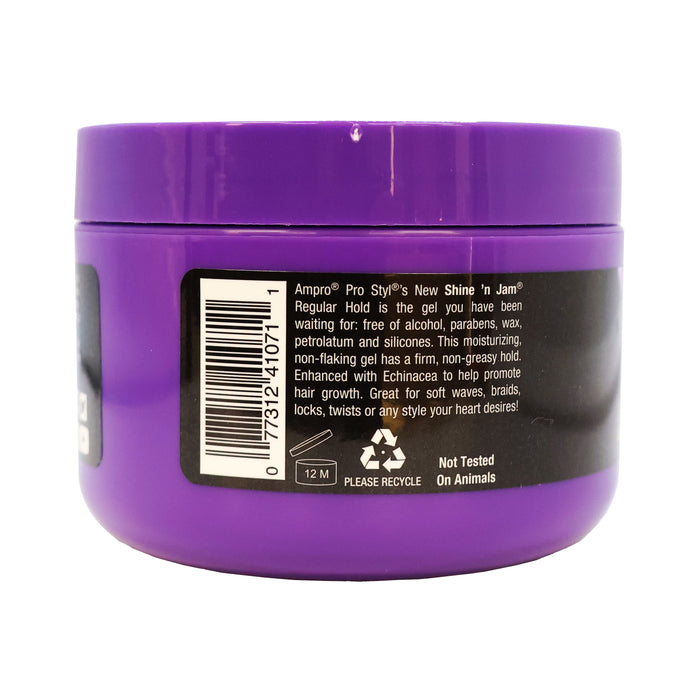 Ampro Shine n Jam Conditioning Gel Regular Hold 8 Oz.