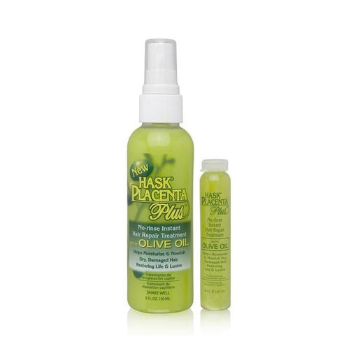 Hask Placenta Leave-In Conditioning Treatment Monoi Olive Oil 5 Oz.