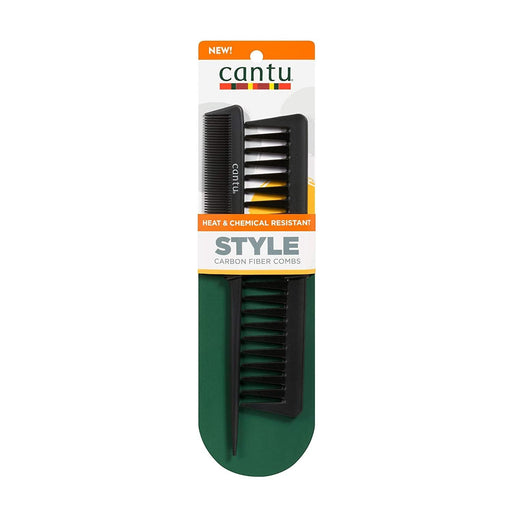 Cantu Heat Resist Carbon Comb 2 in 1