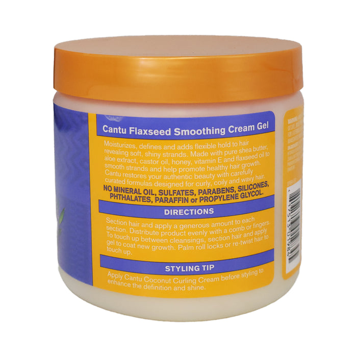 Cantu Flaxseed Smoothing Cream Gel, 16 Oz.
