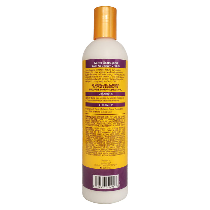 Cantu Grape Seed Curl Activator Cream, 12 Oz.