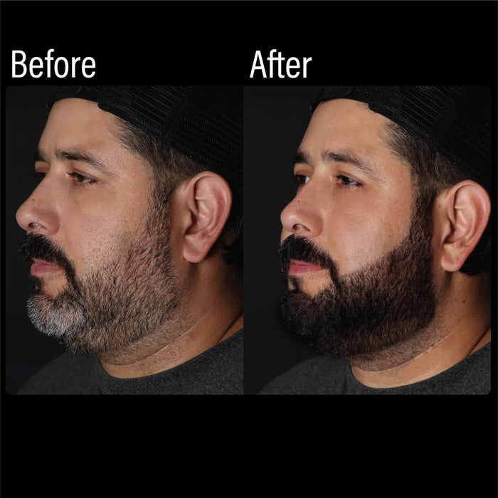 Godefroy Barbers Choice Beard and Mustache Color, 3 Application, Jet Black