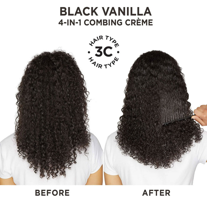 Carol's Daughter Black Vanilla Moisture Shine 4 In 1 Combing Creme Hair Detangler, 8 Oz