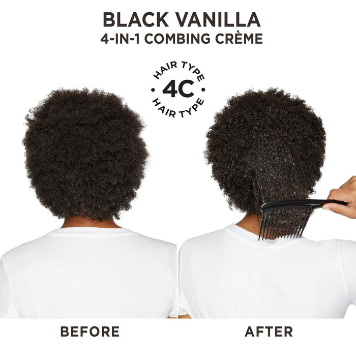 Carol's Daughter Black Vanilla Moisture Shine 4 In 1 Combing Creme Hair Detangler, 8 Oz