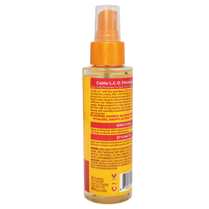 Cantu Jamaican Black Castor Oil Finishing Spray, 4 Oz.