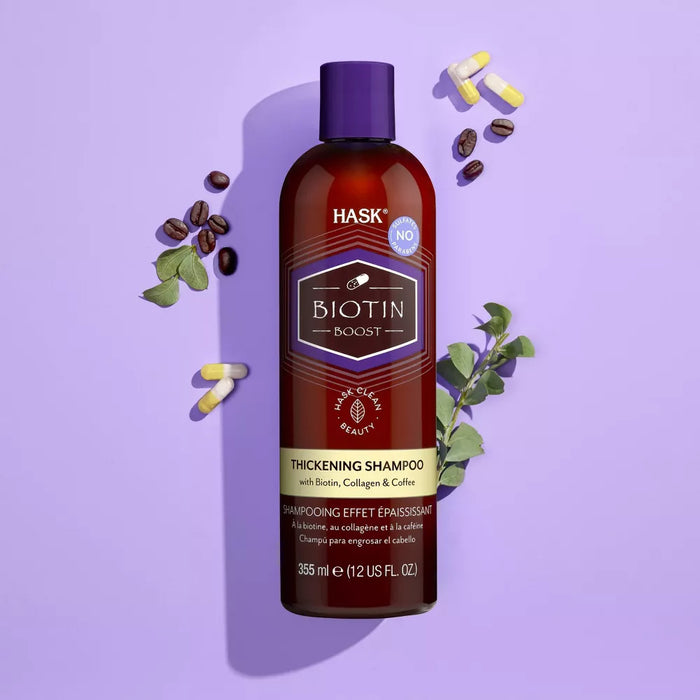 Hask Biotin Boost Thickening Shampoo, 12 Oz.