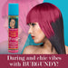 Jerome Russell Temporary Hair Color, Burgundy 2.2 oz