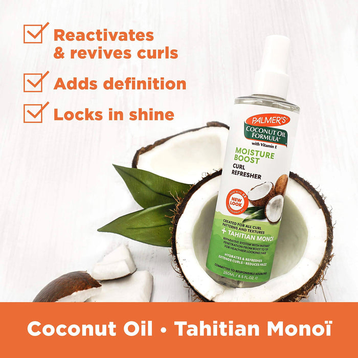 Palmer's Coconut Oil Formula Moisture Boost Curl Refresher Spray, 8.5 Oz.