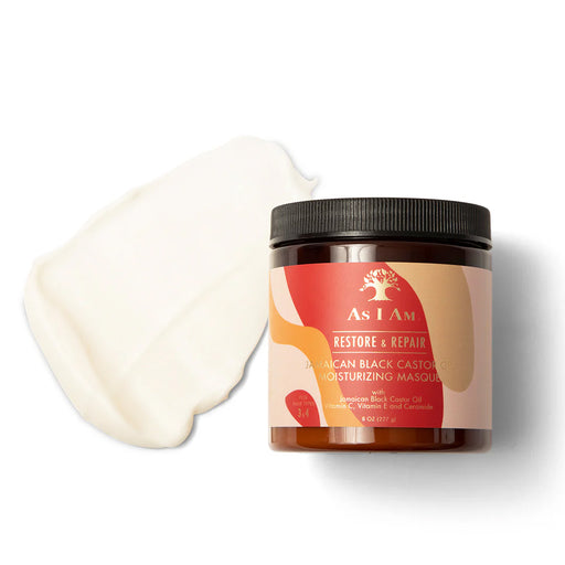 As I Am Restore Repair Jamaican Black Castor Oil Moisturizing Masque, 8 Oz.