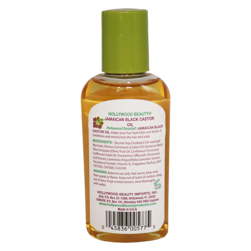 Hollywood Jamaican Black Castor Oil, 2 Oz.