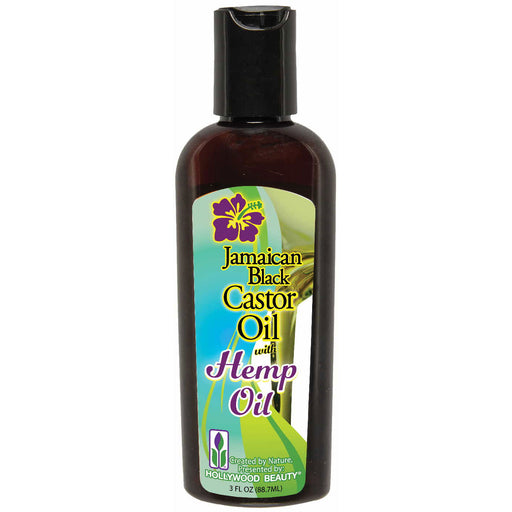 Hollywood Jamaican Black Castor Oil With Hemp Oil 3 Oz.