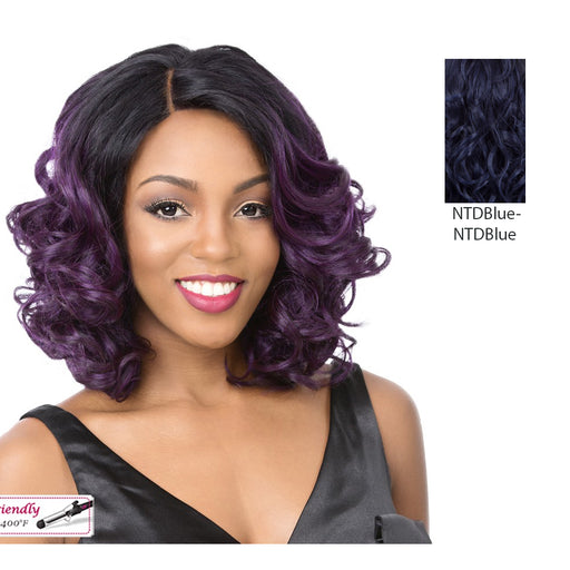 Synthetic Lace Wig Swiss Lace Front Century,Nt D. Blue