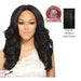 Synthetic Lace Front Wig Swiss Lace Germana,Mix Off Black/Light Auburn