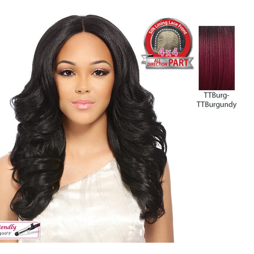 Synthetic Lace Front Wig Swiss Lace Germana,Tt Burg