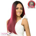 Synthetic Soprano Lace Wig With Swiss Lace Made,Black Roots With Burgundy