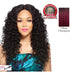 Iron Friendly Swiss Lace Front Wig - Tereza,Black Roots With Burgundy