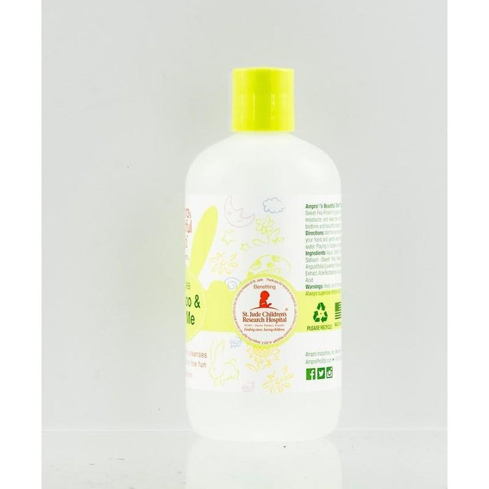Ampro Beautiful Child Sweet Pea Shampoo & Wash Me Tear Free Gentle Cleanser, 13 Oz.