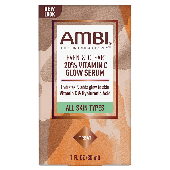 AMBI Even Clear Vitamin C Infused Glow Serum, 1 Oz