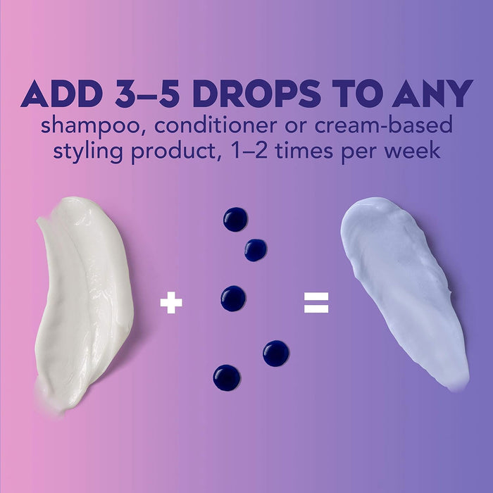 Ogx Blonde Enhanced Purple Toning Drops, 4 Oz.