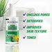 Dickinson's Witch Hazel Clearing Toner and Serum with Eucalyptus, 4 Oz.
