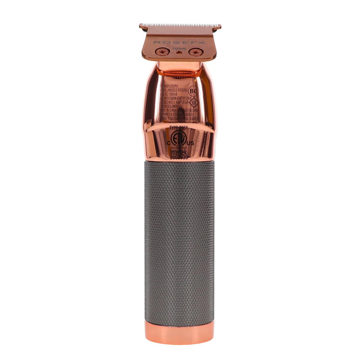 BaBylissPRO Barberology Professional Outlining Hair Trimmer, Electric Razor FX787NRG, Rose Gold