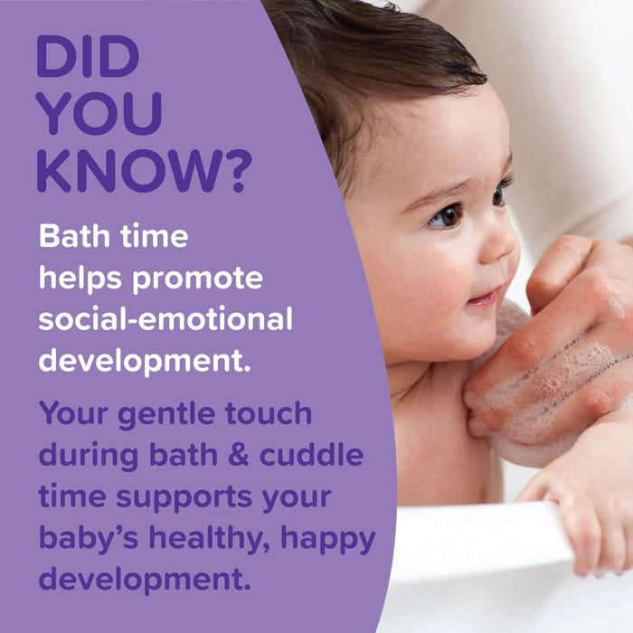Johnson and Johnson Bedtime Baby Bath with Soothing Natural Calm Aromas, Hypoallergenic, 13.6 oz