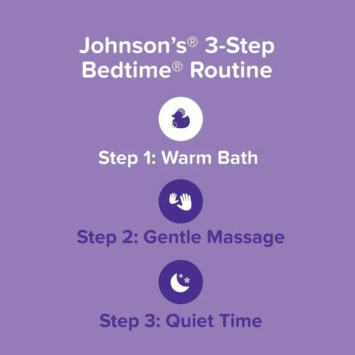 Johnson and Johnson Bedtime Baby Bath with Soothing Natural Calm Aromas, Hypoallergenic, 13.6 oz