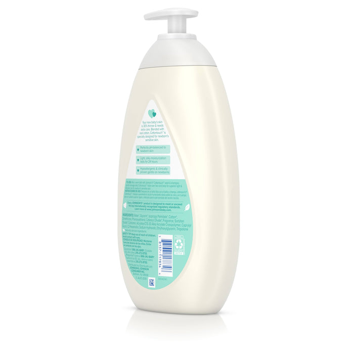 Johnson's CottonTouch Newborn Baby Face and Body Lotion, 13.6 oz