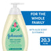 Johnson's Baby Skin Nourishing Moisture Baby Body Wash with Aloe Scent & Vitamin E, 20.3 oz