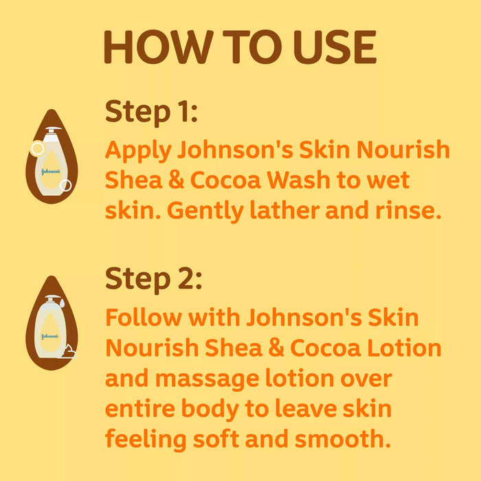Johnson's Moisturizing Baby Lotion, Shea & Cocoa Butter, 16.9 oz