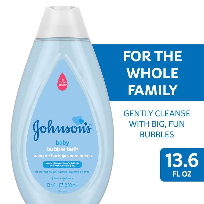 Johnson's Baby Bubble Bath for Gentle Baby Skin Care, 13.6 oz
