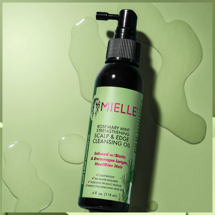 Mielle Rosemary Mint Strengthening Scalp & Edge Cleansing Oil, 4 oz