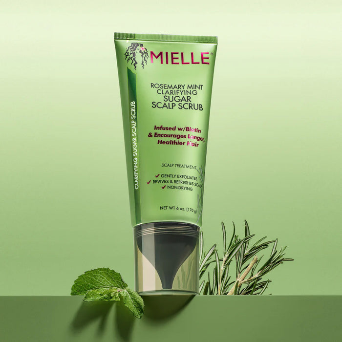 Mielle Rosemary Mint Clarifying Sugar Scalp Scrub, 6 oz