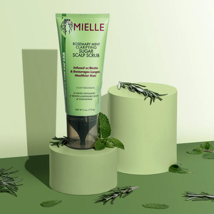 Mielle Rosemary Mint Clarifying Sugar Scalp Scrub, 6 oz