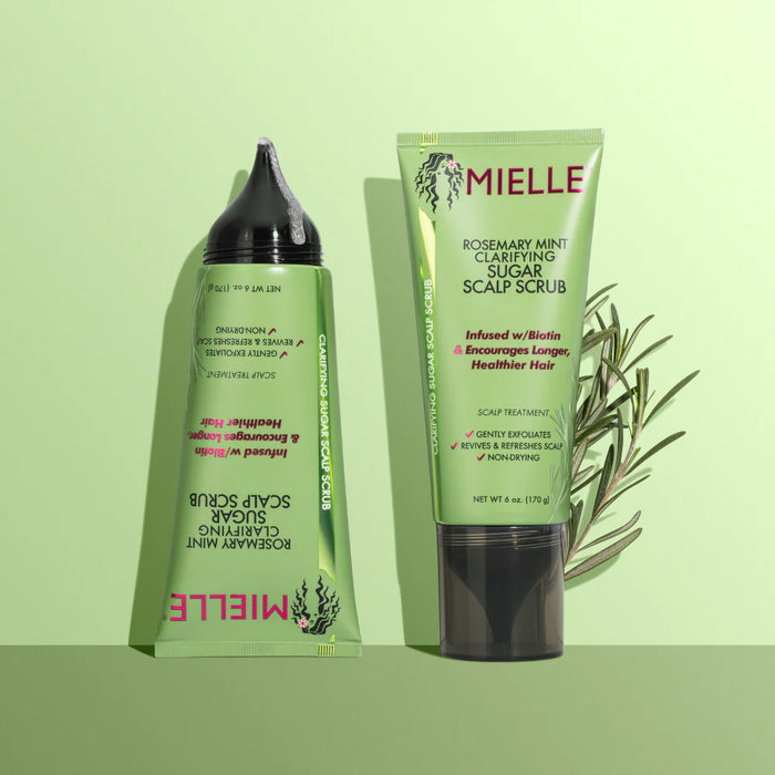 Mielle Rosemary Mint Clarifying Sugar Scalp Scrub, 6 oz