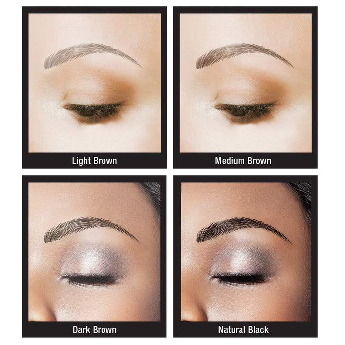 Godefroy Mybrow Transfers, Medium Arch, Natural Black, 12 Pairs
