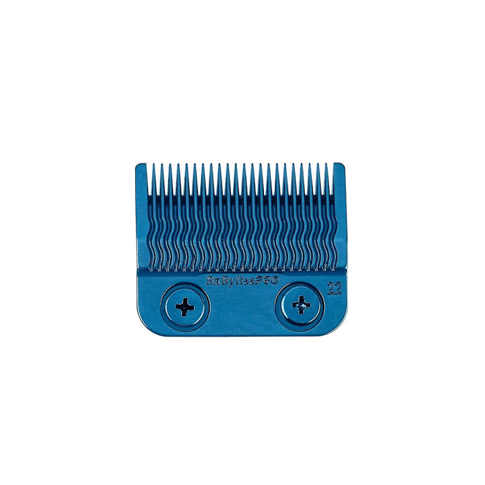 BaBylissPRO Titanium Metal Injection Molded Precision Fade Blade, Blue, FX8022BL
