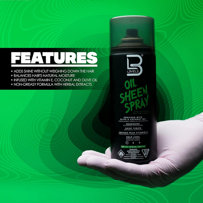 Level3 Oil Sheen Spray, 13.5 oz