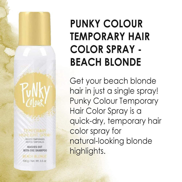 Jerome Russell Temporary Hair Color Spray, Beach Blonde, 3.5 oz